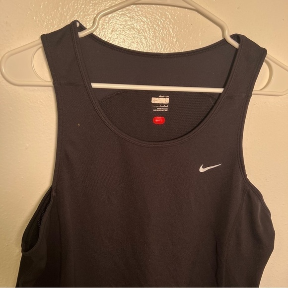 Nike Fit Dry Boxy Athletic Tank Top Black - Picture 3 of 11